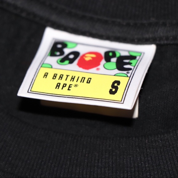 BAPE Color Camo By Bathing Tee Black/Blue Small - Picture 3 of 4